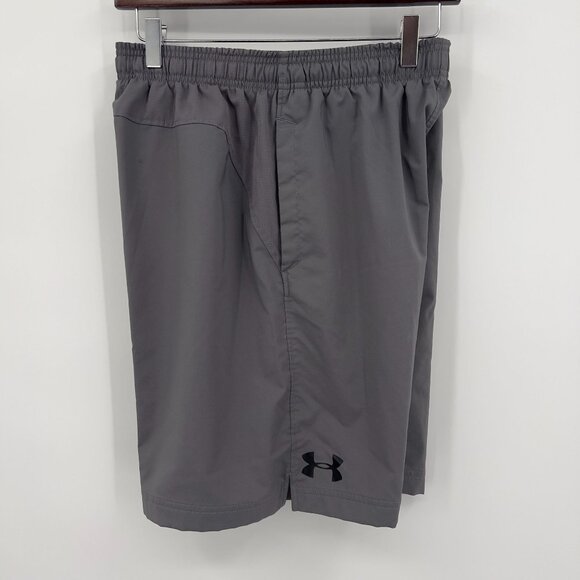 Under Armour Loose HeatGear Men's Athletic Shorts M Medium Gray - Picture 2 of 6